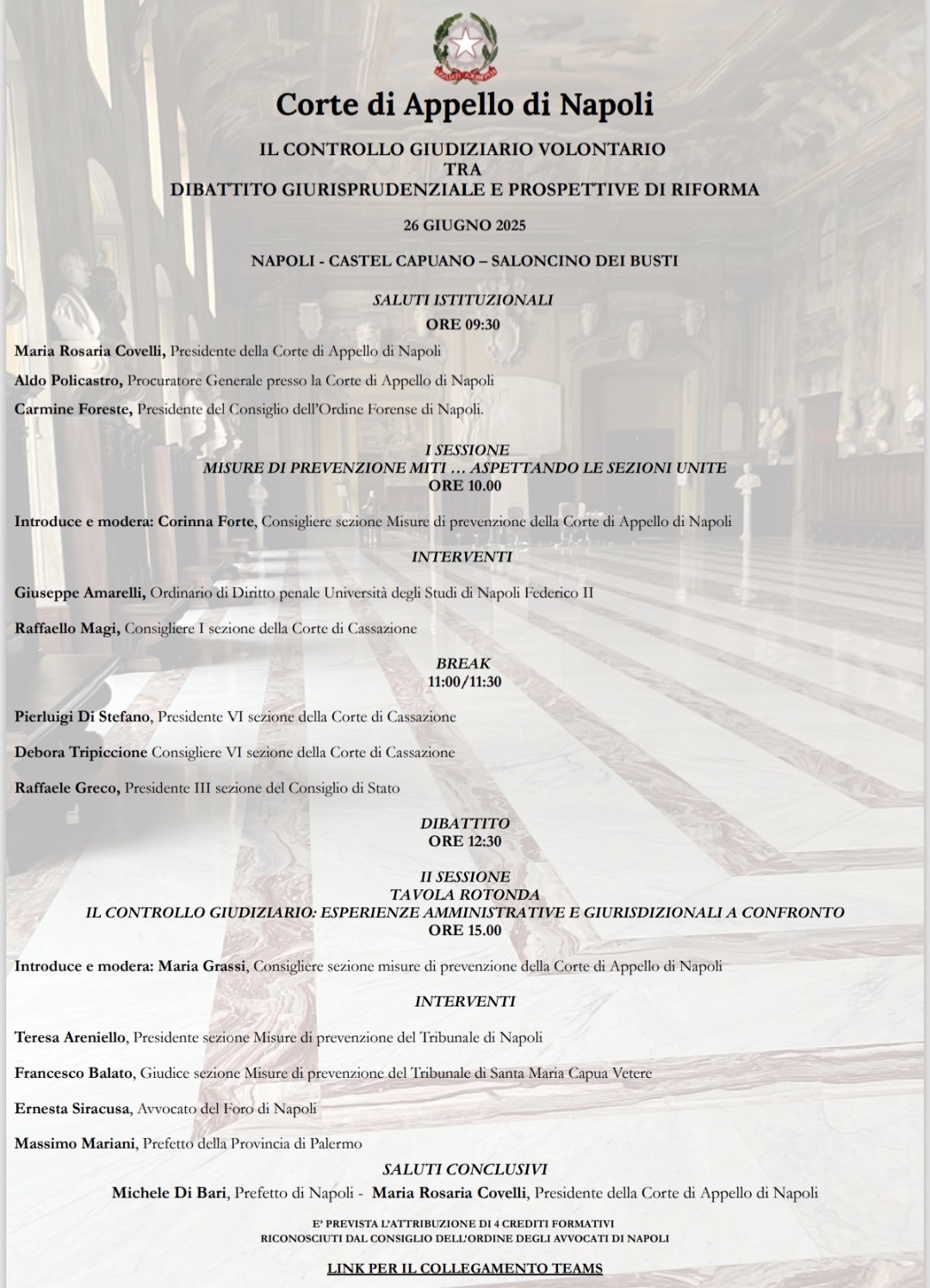 Il controllo giudiziario volontario tra dibattito giurisprudenziale e prospettive di riforma